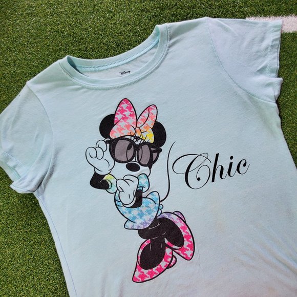 DISNEY Minnie Mouse Top & EPIC THREADS Girls Leggings Tee Set - Picture 2 of 11